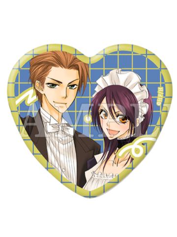 鲇泽美咲&碓冰拓海2-D赏心形吧唧