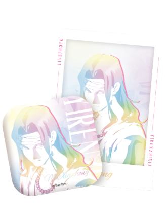 马仙洪A(水彩photo)-Live Photo系列徽章盲盒