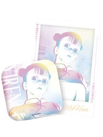 如花A(水彩photo)-Live Photo系列徽章盲盒
