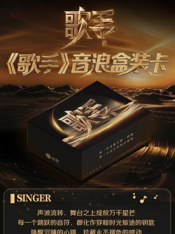 歌手音浪盒装卡