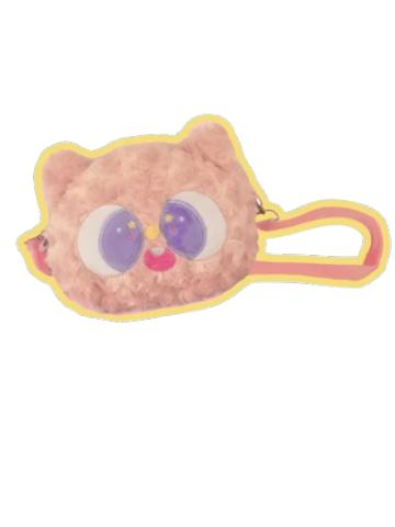 猫猫头毛绒挎包