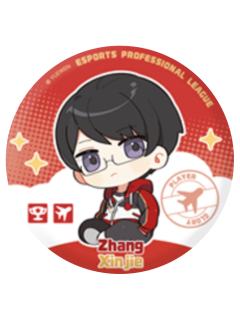 张新杰-国家队荣耀时刻系列Q版徽章