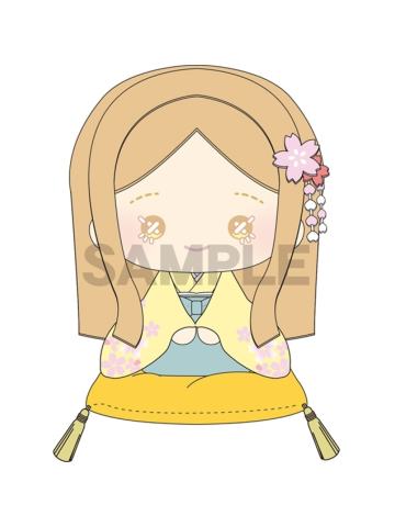 小女孩-水无月京都之旅坐姿玩偶