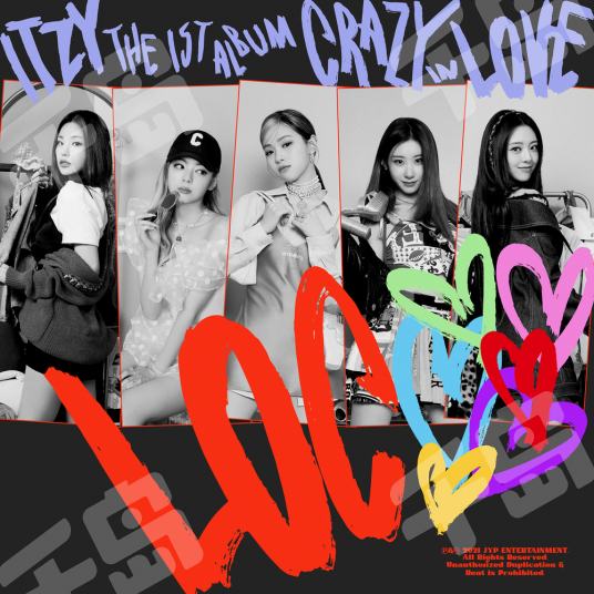 【SG Shopee チェリョン】ITZY crazy in love トレカ SG Shopee リア】ITZY crazy in love 公式トレカ