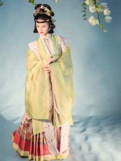 明制霞帔披风-资料图