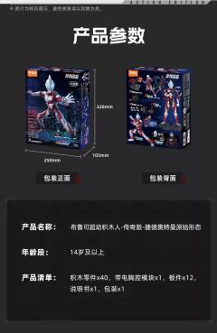布鲁可 传奇版 捷德奥特曼 原始形态-资料图
