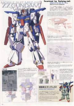 MG MSZ-010 ZZ高达 Ver.Ka 彩色透明Ver.-资料图