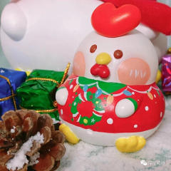 圣诞礼装小比心鸡-资料图