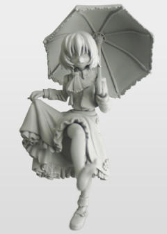 Touhou Gakkaranbu Trading Figure Collection 风见幽香-资料图