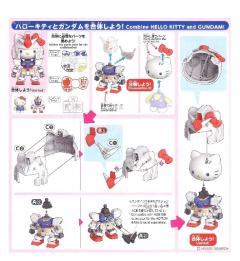 SD高达 EX-Standard HELLO KITTY /RX-78-2 元祖高达-资料图