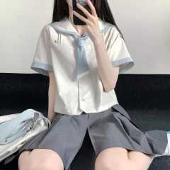 小蓝&小灰·水手服-资料图