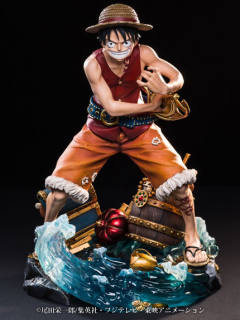 One Piece Log Collection Statue 蒙奇·D·路飞 -资料图