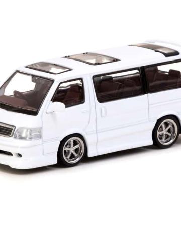 Toyota Hiace Wagon Custom White - HK Toy Car Salon Special Edition 