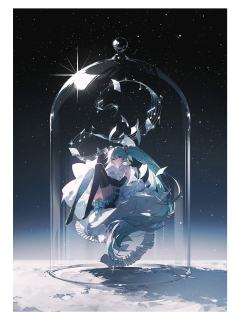 初音未来(asteroid)-Rella个人展复制原画| Rella个人展复制原画