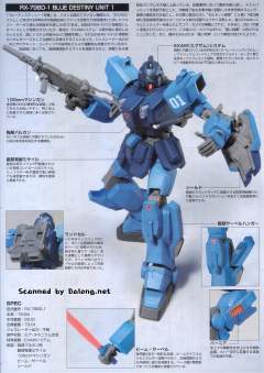 HGUC RX-79BD-1 蓝色命运一号机-资料图