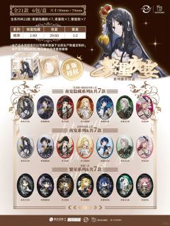 繁星夜宴系列徽章盲盒