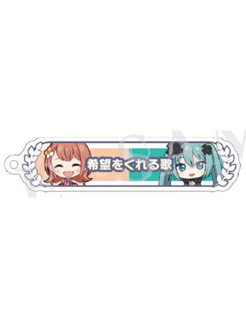 花里实乃理&初音未来-剧场版入场特典亚克力挂件