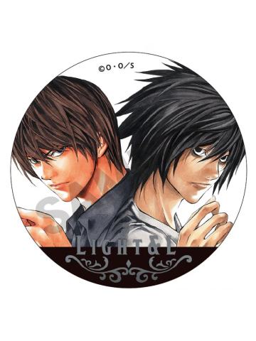 夜神月&L-丸井快闪金属吧唧