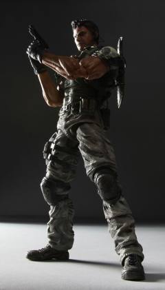 克里斯·雷德菲尔德 Play Arts 改 -Kai--资料图