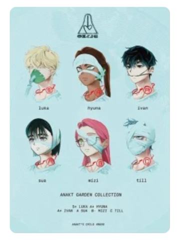 全员立牌-ANAKT GARDEN COLLECTION系列珍藏礼盒