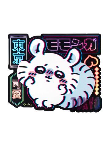 飞鼠-霓虹风尚比耶手机贴纸