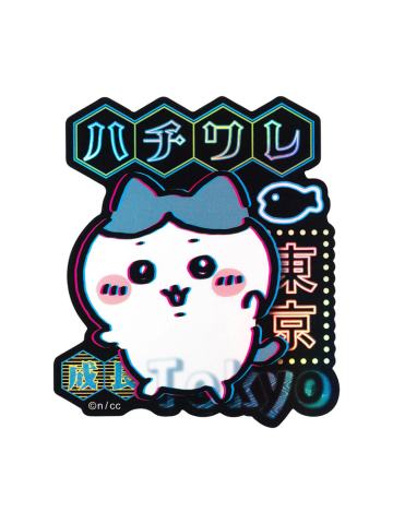 小八-霓虹风尚比耶手机贴纸