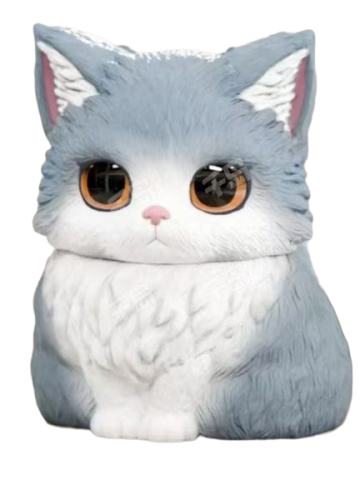 坐坐蓝猫加白