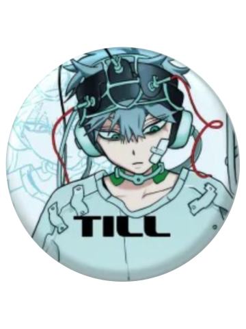 TILL-ANAKT GARDEN COLLECTION系列圆形吧唧