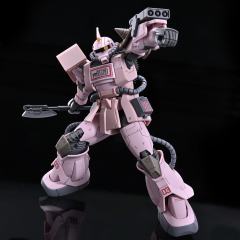 HG MS-06D 沙漠型扎古 粉色猎豹队机-资料图