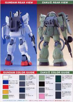 HG08 MS-06J 陆战型扎古Ⅱ RX-79[G] 陆战型高达-资料图