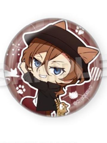 中原中也-粘人猫猫系列圆形徽章