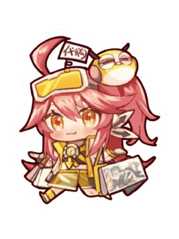  BEMOE 异想少女 Q版亚克力挂件 艾米款