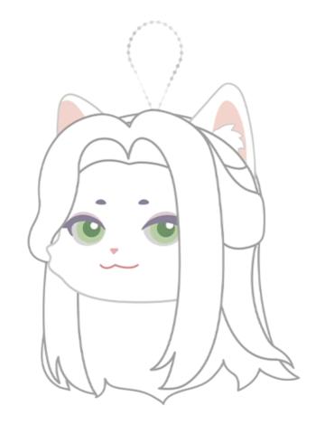 左慈(猫绒绒)-神奇绒绒在广陵系列 绒绒磁吸挂件