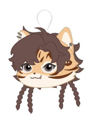 孙策(猫绒绒)-神奇绒绒在广陵系列 绒绒磁吸挂件