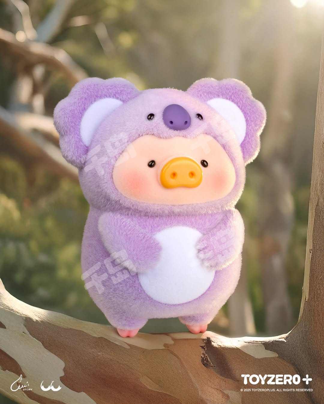 孔雀| LuLu猪动物派对系列- LuLu罐头猪- LuLu罐头猪- Toyzeroplus - 盲