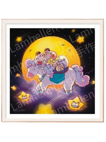 《星夜》微喷数码版画