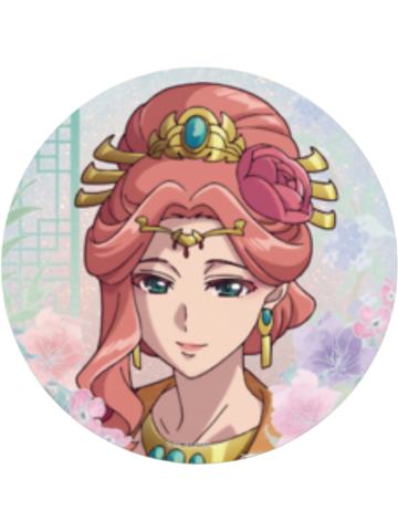 玉叶妃-心念成花系列徽章