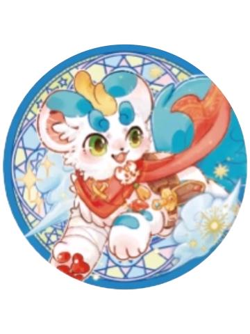 皮皮-神奇魔法马口铁徽章