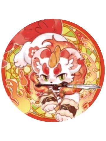 哥哥-神奇魔法马口铁徽章
