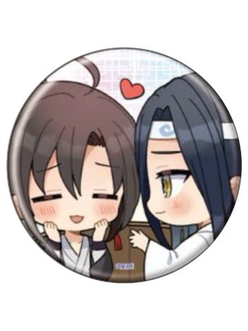 魏无羡&蓝忘机(q版吧唧)-大河幻想系列周边