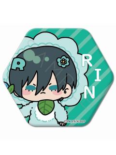 糸师凛-花卉系列Q版六边形徽章