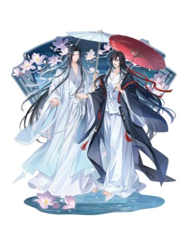 蓝忘机&魏无羡(立牌)-烟雨渡系列周边