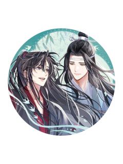 蓝忘机&魏无羡(徽章)-纸鸢归系列周边