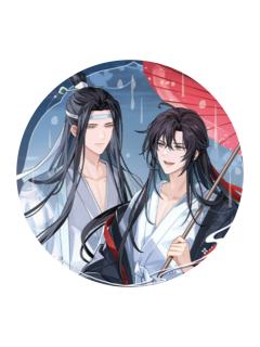 蓝忘机&魏无羡(特殊工艺徽章)-烟雨渡系列周边