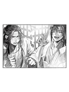 魏无羡＆蓝忘机27-MIMI五周年纪念展方形徽章
