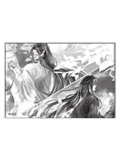 魏无羡＆蓝忘机24-MIMI五周年纪念展方形徽章