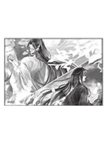 魏无羡＆蓝忘机24-MIMI五周年纪念展方形徽章