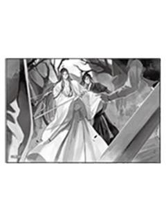 魏无羡＆蓝忘机5-MIMI五周年纪念展方形徽章