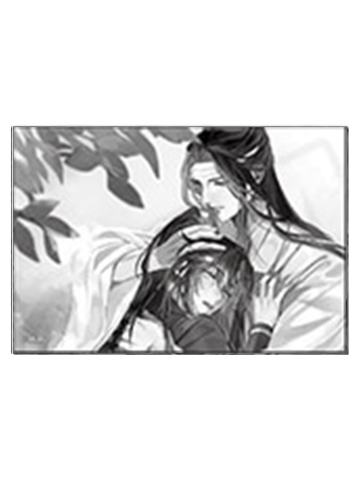 魏无羡＆蓝忘机14-MIMI五周年纪念展方形徽章
