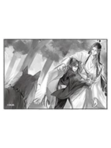魏无羡＆蓝忘机12-MIMI五周年纪念展方形徽章